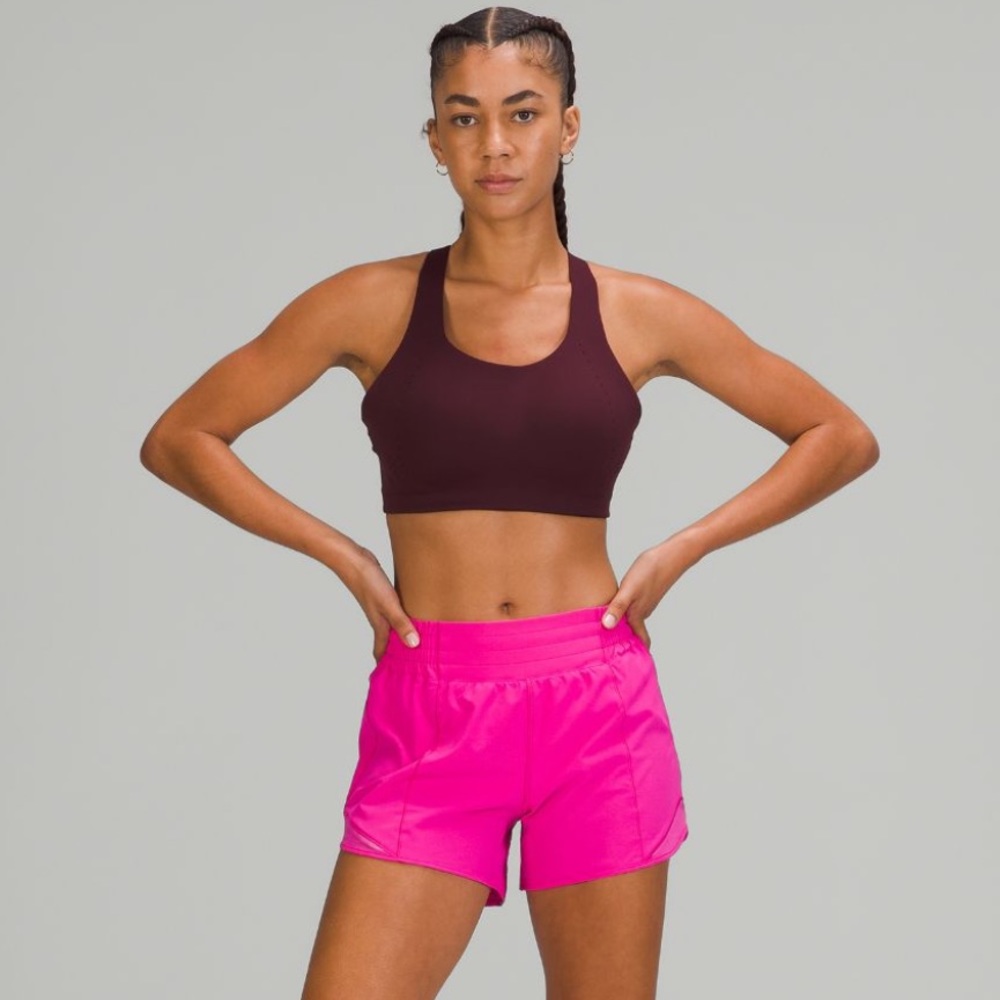 Lululemon AirSupport Bra High Support for C–D Cups - red merlot